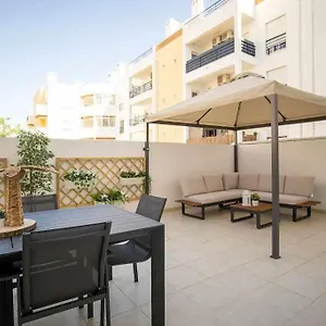 Modern 3br W/ Lg Terrace, Bbq, Ac & Parking Tavira